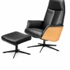 Tv & Relaxsessel> Sessel mit Hocker schwarz