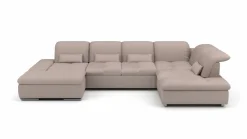 set one by Musterring Eckgarnitur U-Form braun^ Sofas & Couches