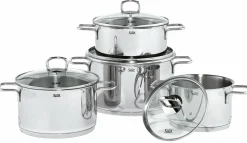 Topfsets>Silit Topfset 4tlg. silberfarben
