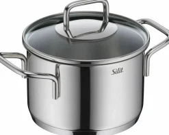 Silit Topfset 6tlg. silberfarben^ Topfsets