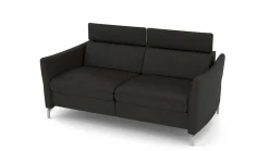 Sofa 2,5-sitzig schwarz^ Sofas & Couches