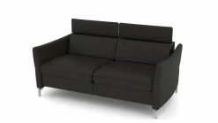 Sofa 2,5-sitzig schwarz^ Sofas & Couches