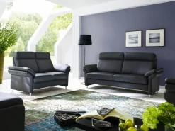 Sofa 3-sitzig schwarz^ Sofas & Couches