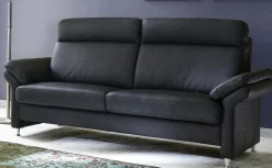 Sofa 3-sitzig schwarz^ Sofas & Couches