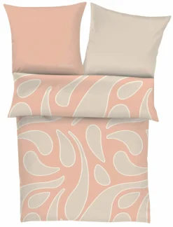 Satin>s.Oliver Satin-Bettwäsche orange