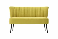 Sofas & Couches> Speisesofa ohne Armlehnen goldfarben