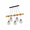 Pendelleuchten>Spot Light Pendelleuchte 5flg braunschwarz