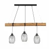 Pendelleuchten>Spot Light Pendelleuchte 3flg braunschwarz
