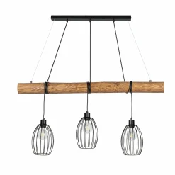 Pendelleuchten>Spot Light Pendelleuchte 3flg braunschwarz