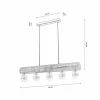 Pendelleuchten>Spot Light Pendelleuchte 5flg schwarzbraun