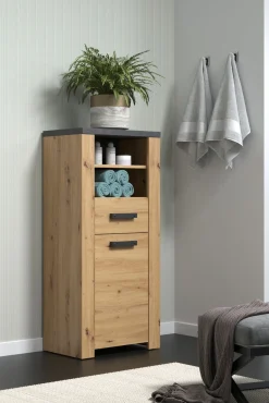 Standschrank braun^ Badmöbel