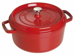 Staub Bräter 24cm rot^ Bräter & Schmortöpfe