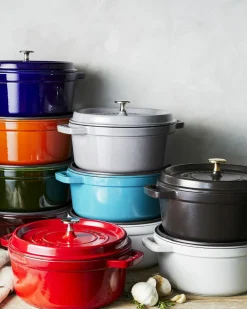 Staub Bräter 24cm rot^ Bräter & Schmortöpfe
