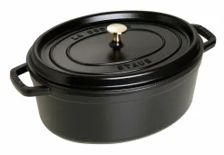 Staub Bräter 33cm schwarz^ Bräter & Schmortöpfe