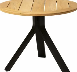 Loungetische>STERN Beistelltisch braunschwarz