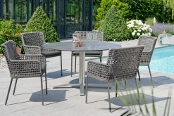 STERN Diningsessel grau^ Gartensessel