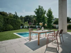 STERN Gartensessel stapelbar orangerot^ Gartensessel