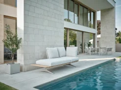 STERN Lounge-Liege gelbbraunbeige^ Gartensofas