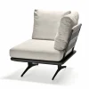 Gartensofas>STERN Rope Eckelement graubeige