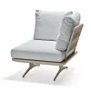 Gartensofas>STERN Rope Eckelement graubeige
