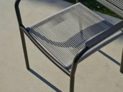 STERN Rope Gartensessel stapelbar grau^ Gartensessel
