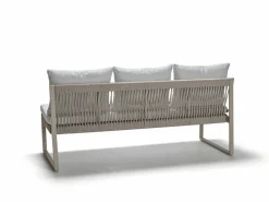 Gartenbänke>STERN Rope Gartensofa 3-Sitzer graubeige