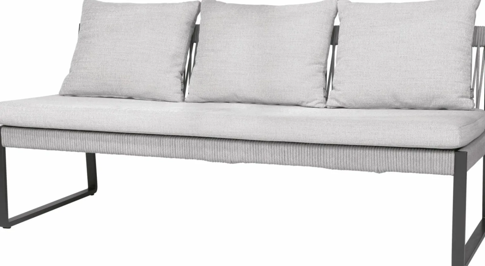 STERN Rope Gartensofa 3-Sitzer grau^ Gartenbänke