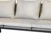 Gartenbänke>STERN Rope Gartensofa 3-Sitzer beigegrauschwarz