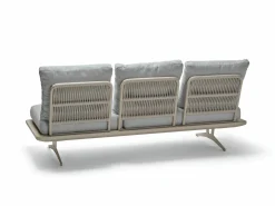 Gartensofas>STERN Rope Lounge-Liege graubeige