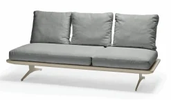 Gartensofas>STERN Rope Lounge-Liege graubeige
