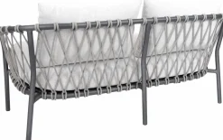 Gartensofas>STERN Rope Loungesofa grau