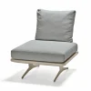 Gartensofas>STERN Rope Mittelelement graubeige