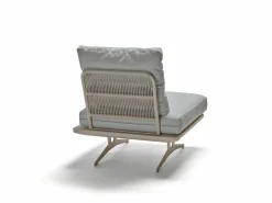 Gartensofas>STERN Rope Mittelelement graubeige
