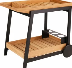 STERN Servierwagen Outdoorküche braunschwarz^ Outdoorküchen