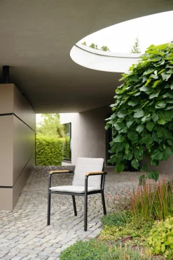 STERN Stapelsessel braunbeigeschwarz^ Gartensessel