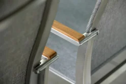 STERN Stapelsessel braunsilberfarbengrau^ Stapelstühle