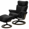 Stressless Sessel mit Hocker schwarz^ Tv & Relaxsessel