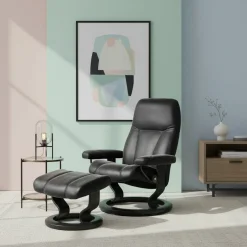 Stressless Sessel inkl. Hocker schwarz^ Tv & Relaxsessel