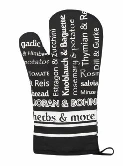 Ofenhandschuhe>Stuco Ofenhandschuh schwarz