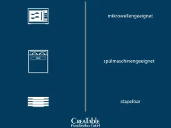 CreaTable Tafelgeschirr 8tlg^ Geschirrsets