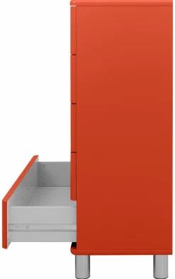 TENZO Kommode rot^ Kommoden & Sideboards|Kommoden