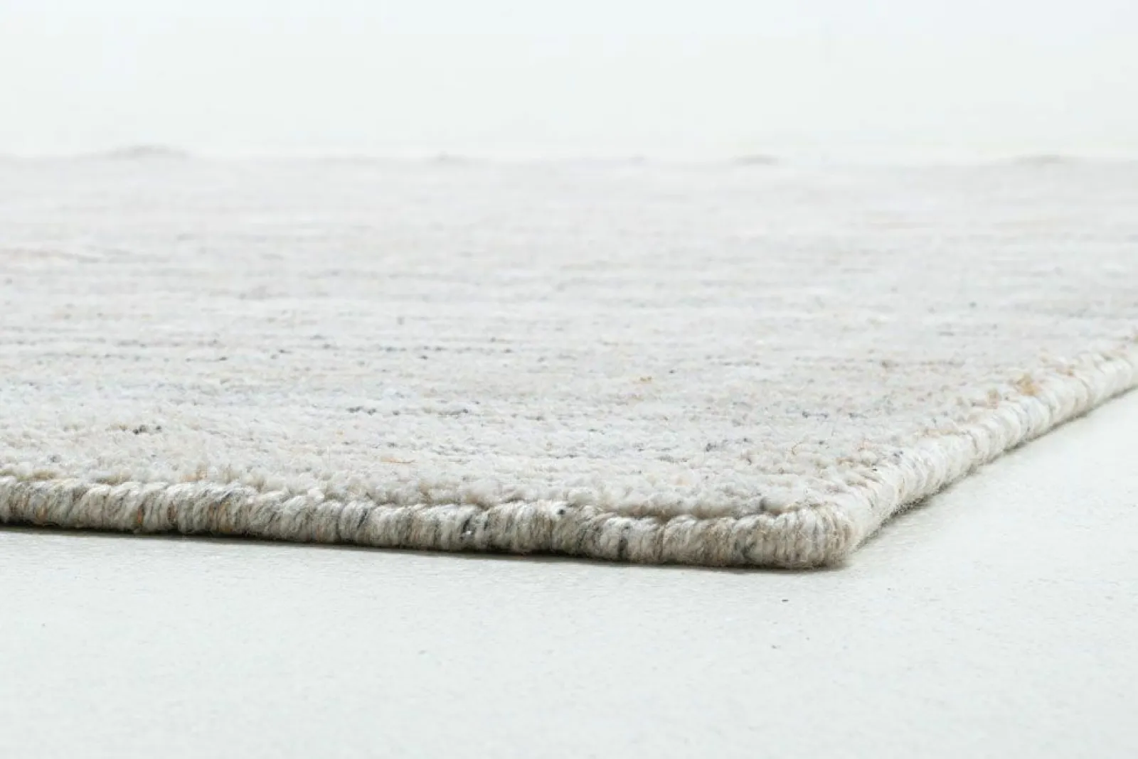 Moderne Teppiche>Theo Keller MONDO-Handwebteppich beige