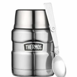 Thermos Isolier-Speisegefäß 470ml silberfarben^ Thermogefäße