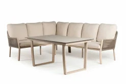 TIERRA OUTDOOR Garten/Esslounge Ecke links beige^ Gartenlounge Sets