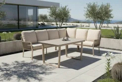 TIERRA OUTDOOR Garten/Esslounge Ecke rechts beige^ Gartenlounge Sets