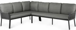 Gartenlounge Sets>TIERRA OUTDOOR Garten/Esslounge Ecke links grau