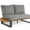 Gartenlounge Sets>TIERRA OUTDOOR Gartenlounge Set Alu/Teak braungrau