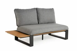 Gartenlounge Sets>TIERRA OUTDOOR Gartenlounge Set Alu/Teak braungrau