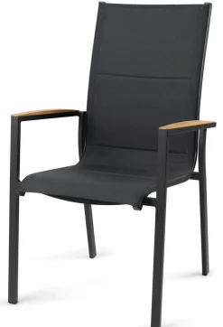 TIERRA OUTDOOR Gartensessel hoch stapelbar braun^ Gartensessel