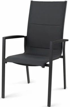 Gartensessel>TIERRA OUTDOOR Gartensessel hoch stapelbar schwarz
